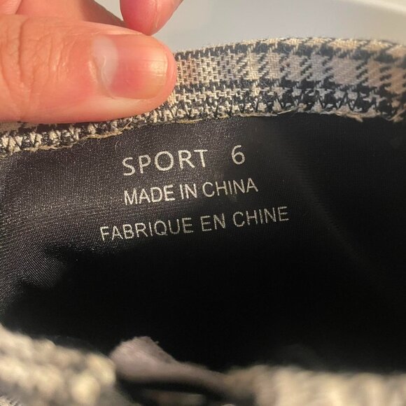 Jeffery Campbell Plaid Side Zip Pointed Toe Heeled Ankle Boots Women's 6 - Picture 5 of 5